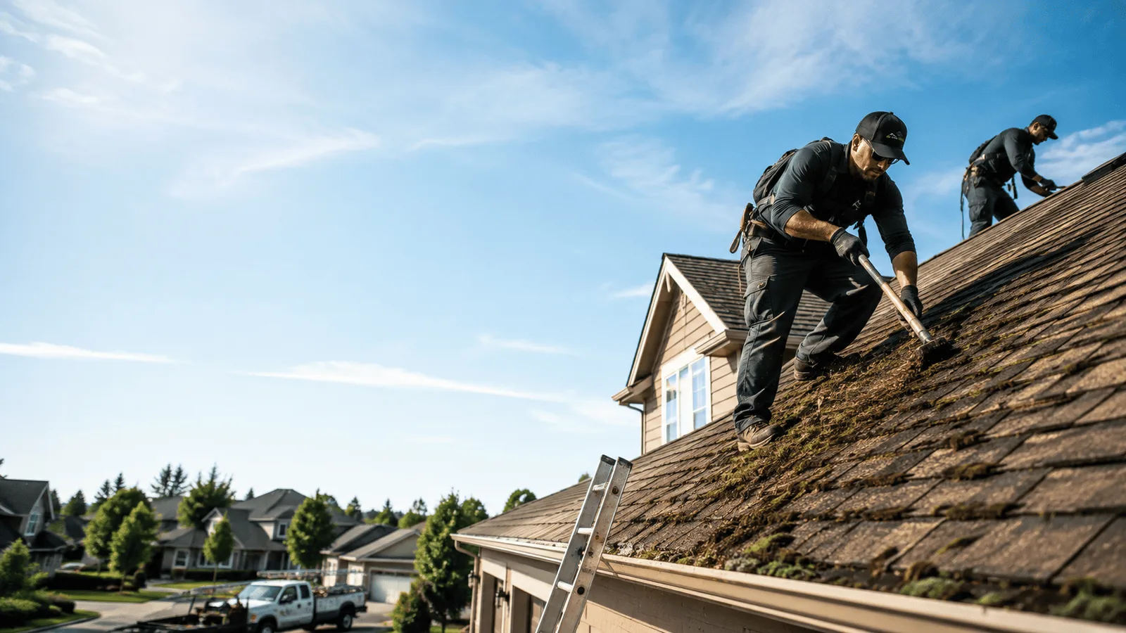 Roof Moss Removal in Ashley, IL near me